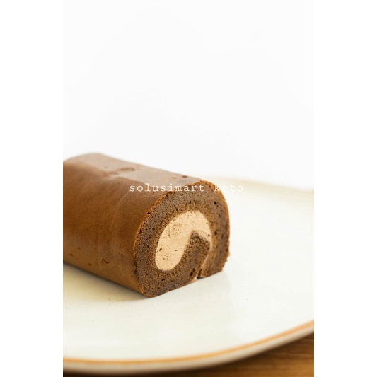 

Bolu gulung keto roll cake locarbs rendah karbohidrat sugar free