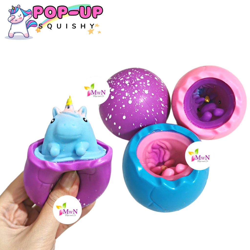 MWN Mainan Squishy Pop up Animal / Squishy Anti stress