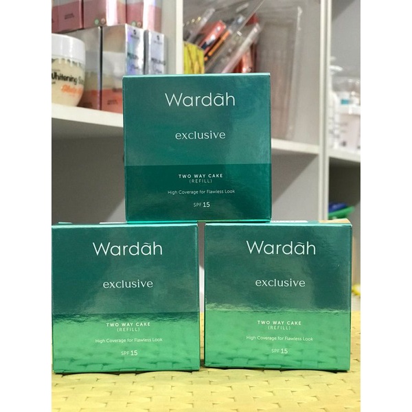 Jual Wardah Exclusive Two Way Cake Spf Refill Shopee Indonesia