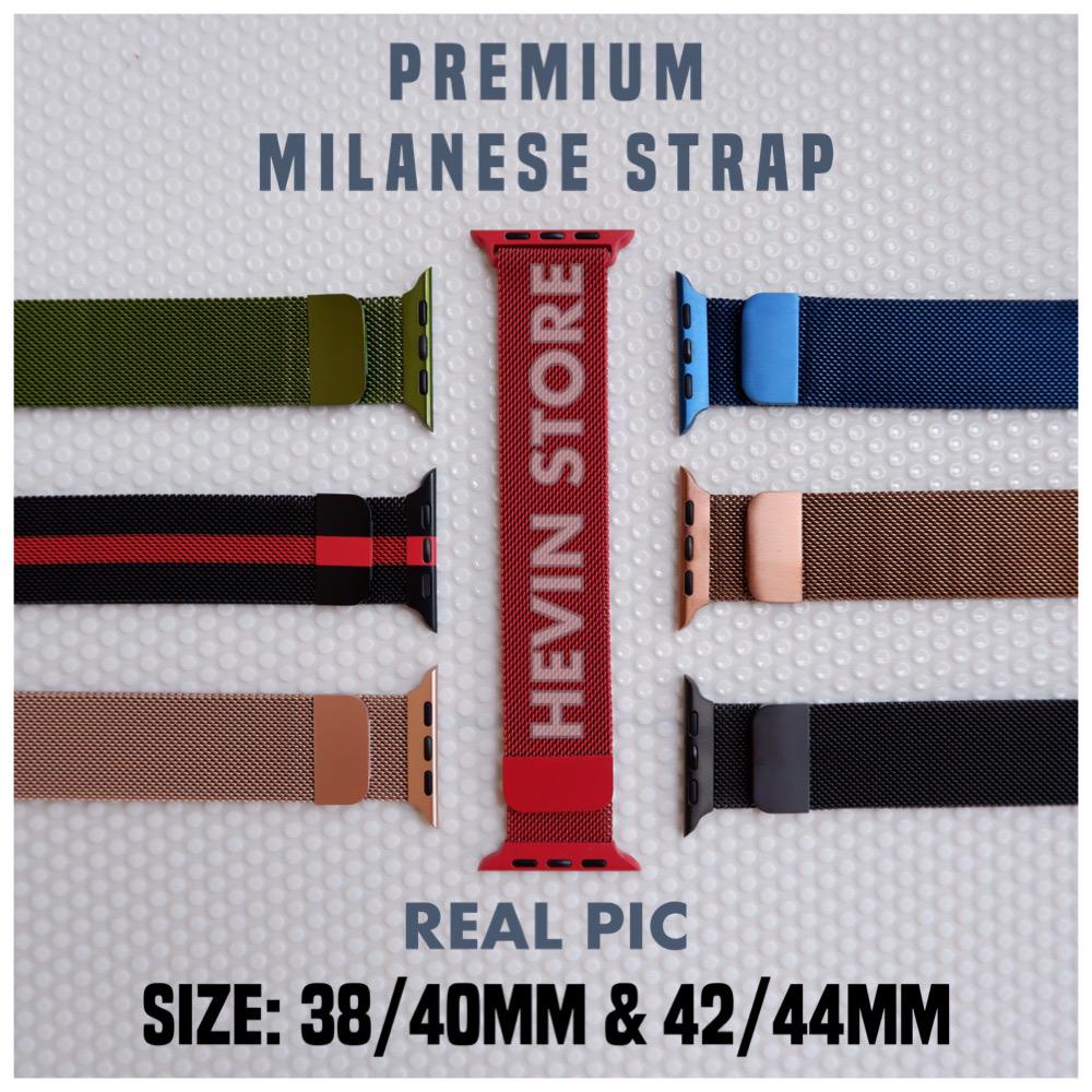 MILANESE PREMIUM STRAP FOR SMARTWATCH iOS SERIES 12345 SIZE 40MM &amp;  44MM