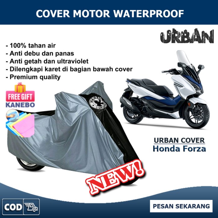 [FREE KANEBO] COVER MOTOR HONDA FORZA URBAN JUMBO 100% WATERPROOF