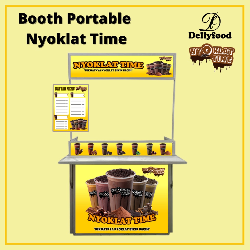 

Booth Portable Nyoklat Time dan Custom