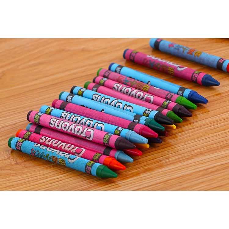 Krayon Crayon Pensil 12 Warna Mewarnai OSM-ST0085 ST0517