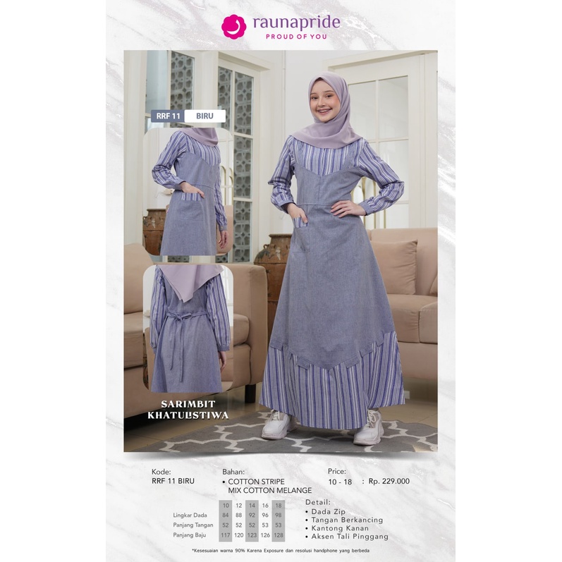 Rauna Gamis Remaja / RF-11 / Fashion Muslim