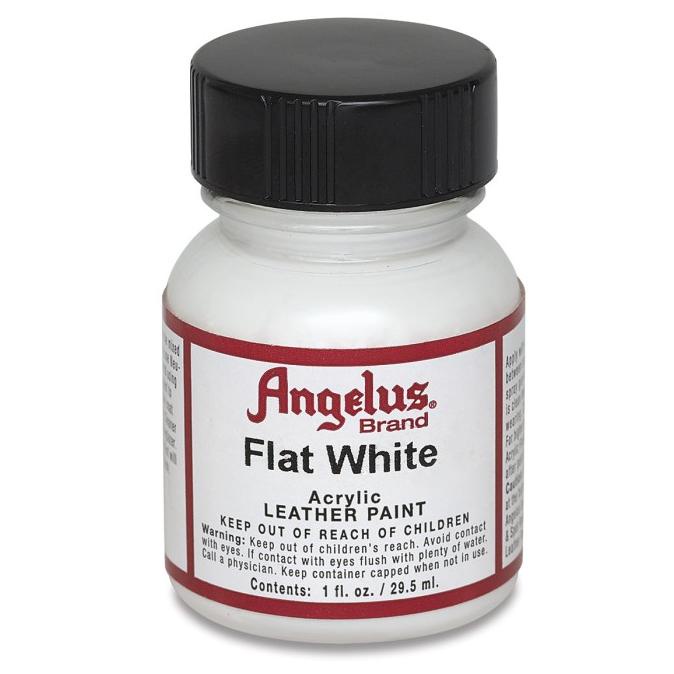 

Angelus Flat White Acrylic Leather Paint Cat Bahan Kulit 1 Oz 29ML