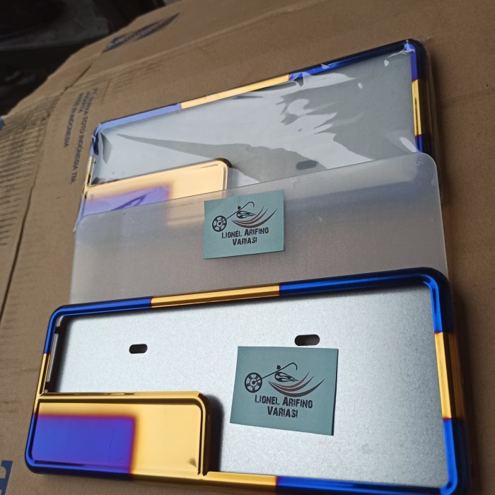 COVER PLAT NOMOR TWOTONE MOTOR UNIVERSAL PLAT MOTOR VARIASI TWOTONE