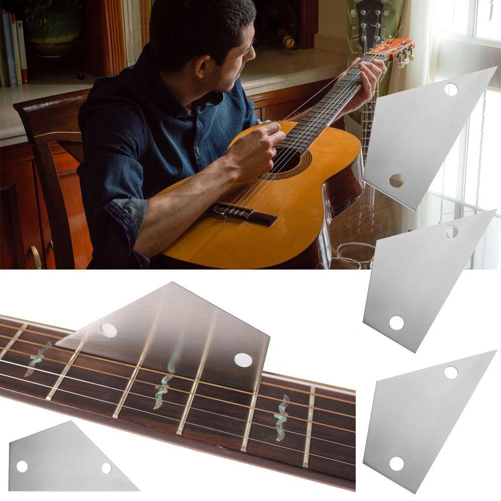 Suyo Fret Leveling Alat Stainless Steel Alat Luthier Gitar Fret Rocker Gitar Penggaris Leher