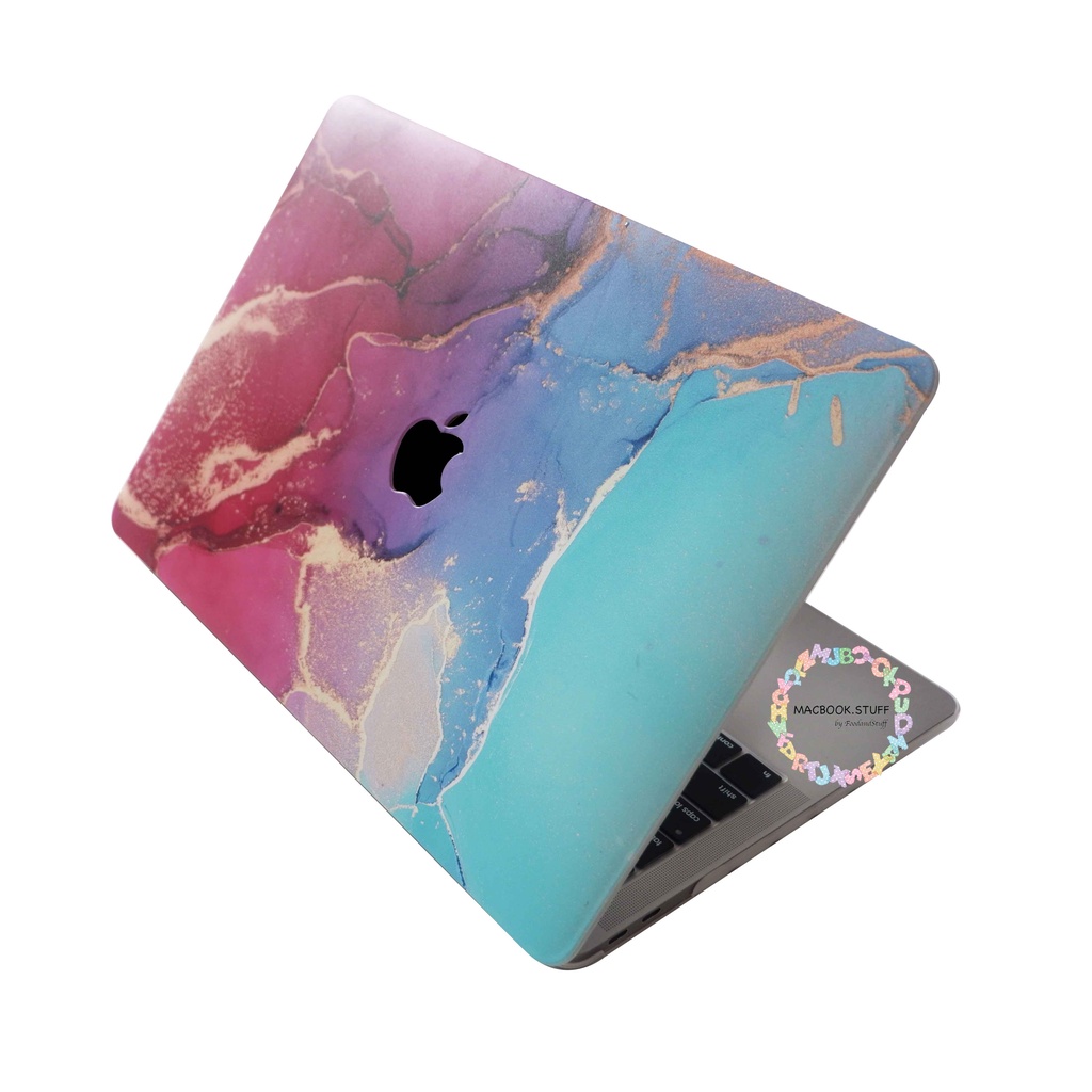 CASE MACBOOK Case DRW MARBLE RAINBOW NEW AIR PRO RETINA 11 12 13 14 15 16 INCH NON /  WITH CD ROOM / TOUCHBAR / TOUCH ID / M1 2020 2021 2022