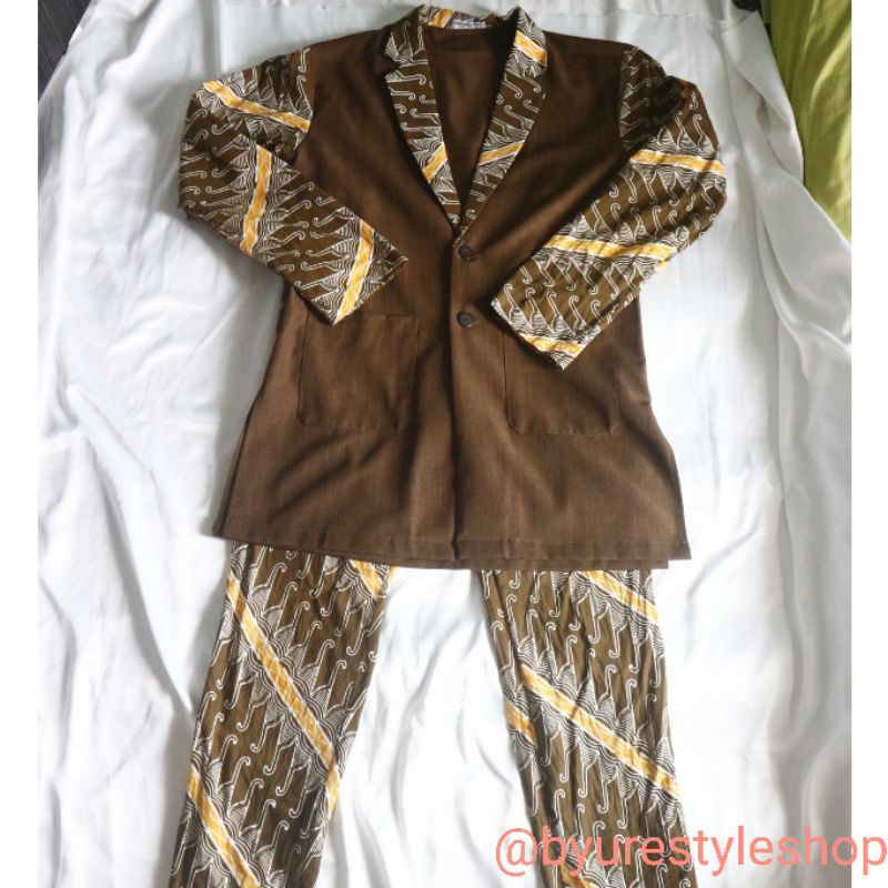 1 Set Outer Batik + Celana YERICHO YOSHUA