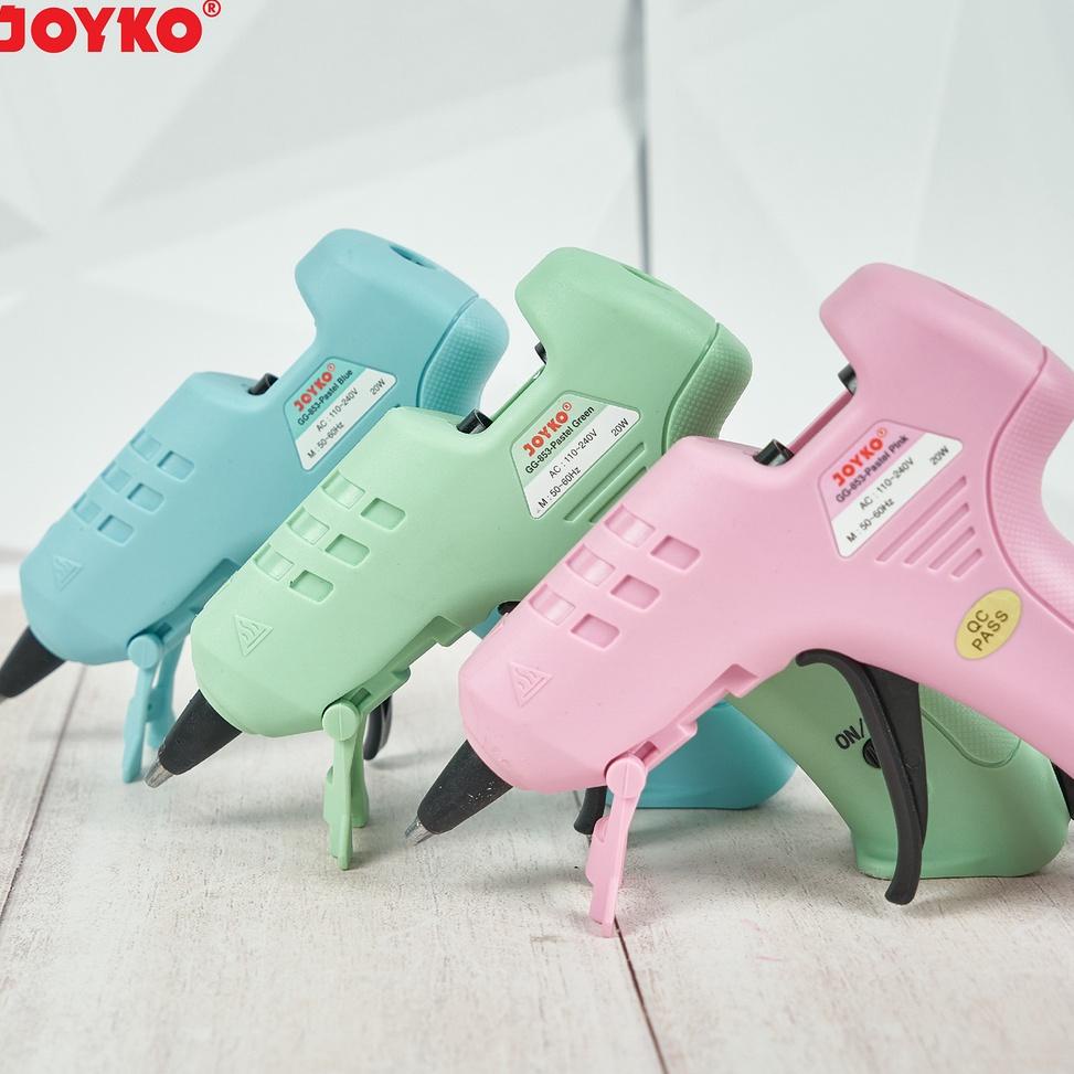 

➱ln Dijual Murah✼ Glue Gun Lem Tembak Joyko GG-853 20 Watt Pastel Color 80