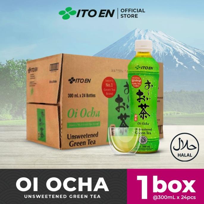 

ITO EN Oi Ocha Unsweetened Teh Hijau Jepang 300ml No Sugar - 24 pcs