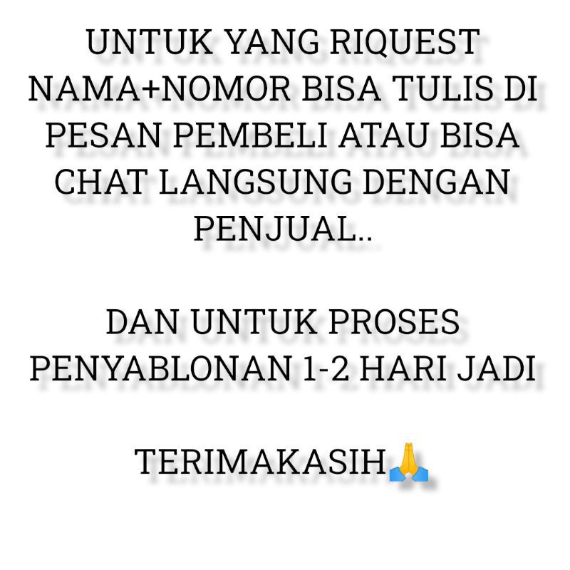 (COD) GRATIS SABLON NAMA DAN NOMOR PUNGGUNG BAJU BOLA ANAK CEWEK COWOK USIA 4 SAMPAI 14 TAHUN