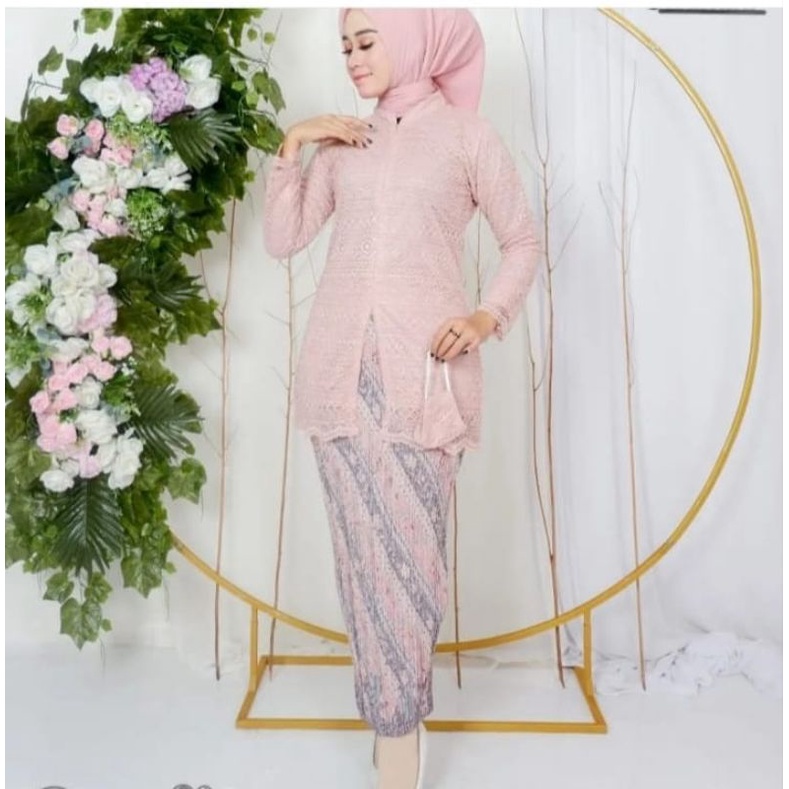 SET KEBAYA BLOUSE BROKAT MALIKA BUSUI FRENDLY MODERN| KEBAYA| SET KEBAYA WISUDA| STELAN KEBAYA WANITA| KEBAYA BROKAT| KEBAYA KONDANGAN| SET KEBAYA PESTA| OUTFIT BAJU PESTA