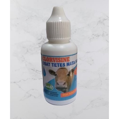 Clorvisine 30 ml Obat Tetes Mata Untuk Hewan obat tetes mata Sapi obat tetes mata Kambing obat tetes