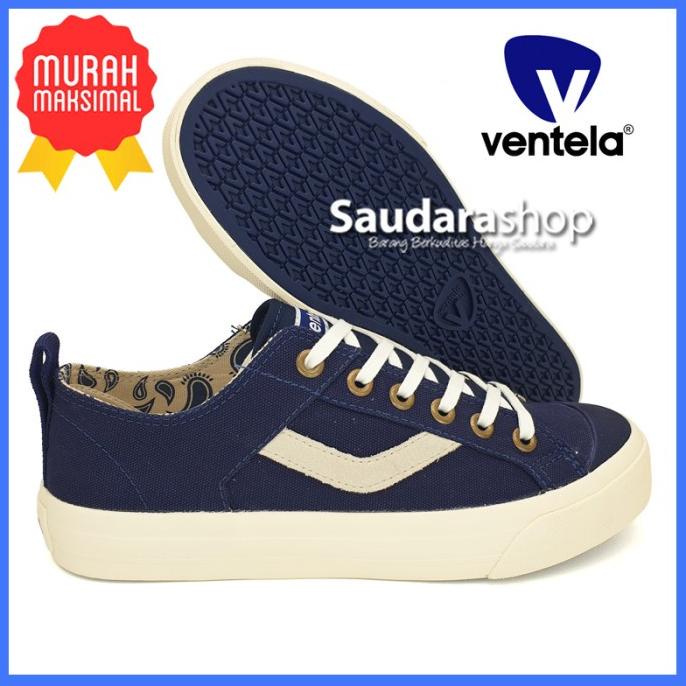 Sepatu Ventela Reborn Low Navy / Ventela Reborn Navy LC / Reborn