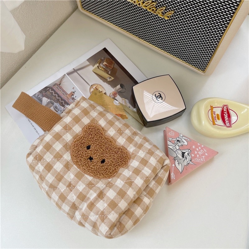 Declyn Cosmetic bag travel cosmetic pouch / tas kosmetik premium korea / skincare pouch