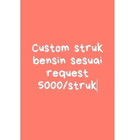 

(M-A2A-✔) Cetak Struk Custom Sesuai Request premium