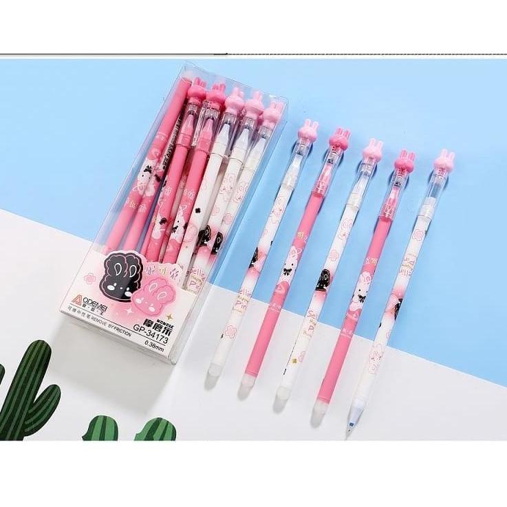 

((X-6-I ☎> [GROSIR] 1 LUSIN Bolpen/ Pulpen Hapus/ Pena Bisa Di Hapus Aodemei/ ZI XIN/ + GANTUNGAN BONEKA ISI 12 PCS terviral