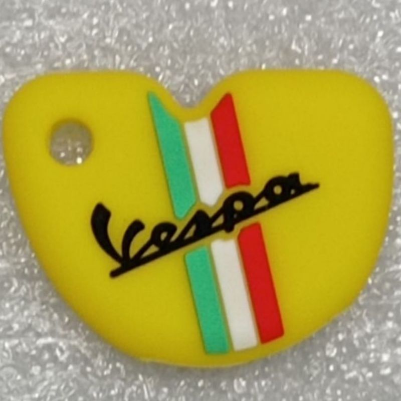 Silikon Kunci Vespa Matic Bendera Italy LX S Sprint Primavera GTS Bahan Premium HIGH QUALITY