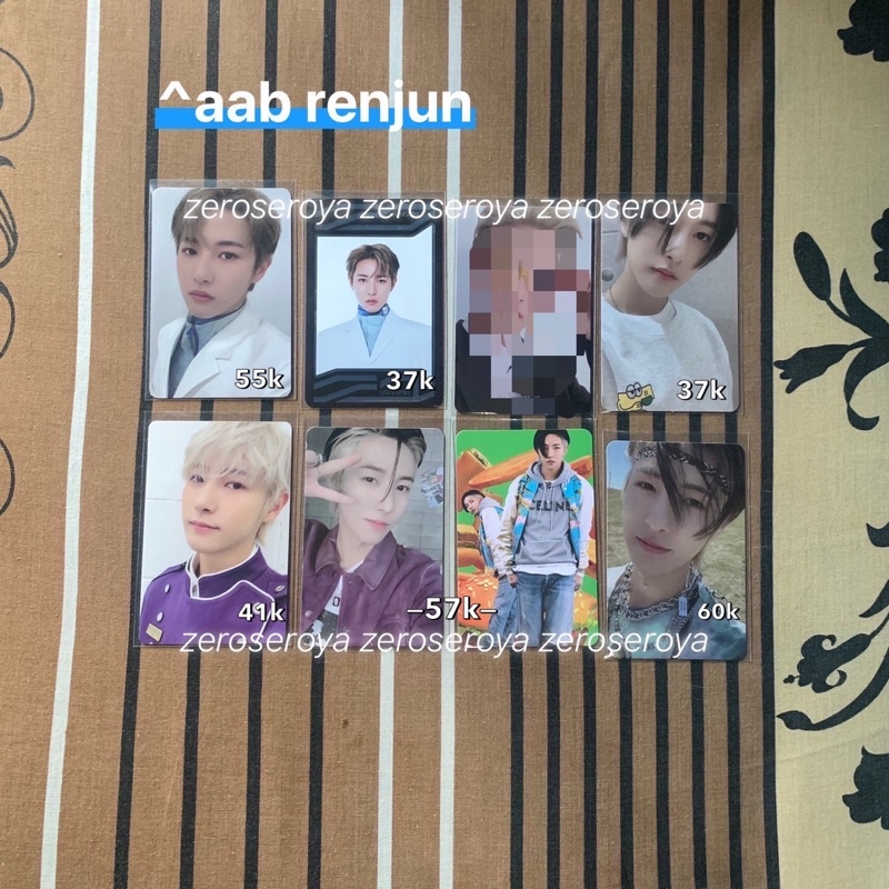 pc poca photocard nct 2020 127 dream wayv hendery resonance hot sauce renjun spbu cafe pc ar clip ho