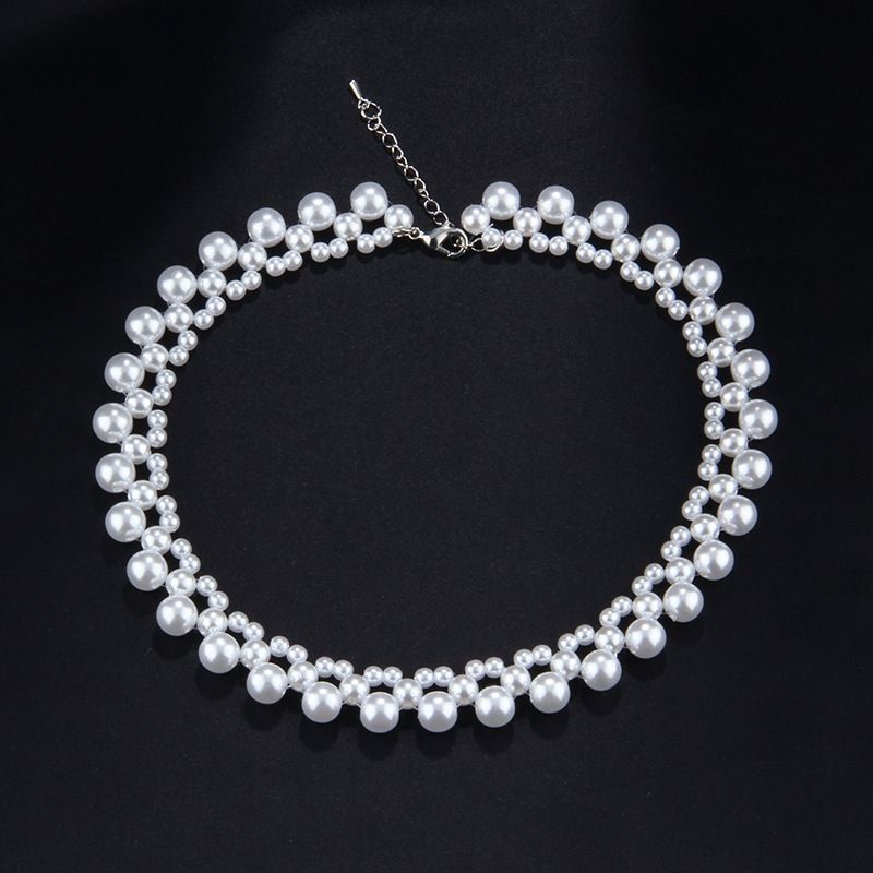 COD Kalung Mutiara Rangkai Wanita Korean Style Series Mewah