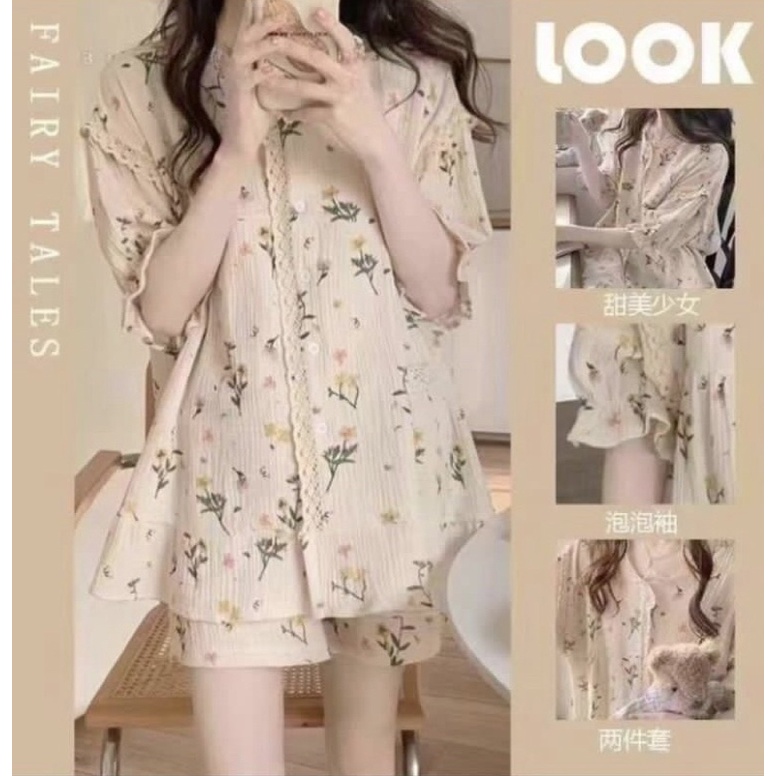 Hotpant Kancing Import sleep.pajamass