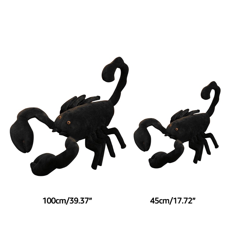 Mary 45/100cm Boneka Scorpion-Mainan Bantal Meja Dekorasi Emosi Menenangkan Kantor Festival Ornamen Mobil Acce