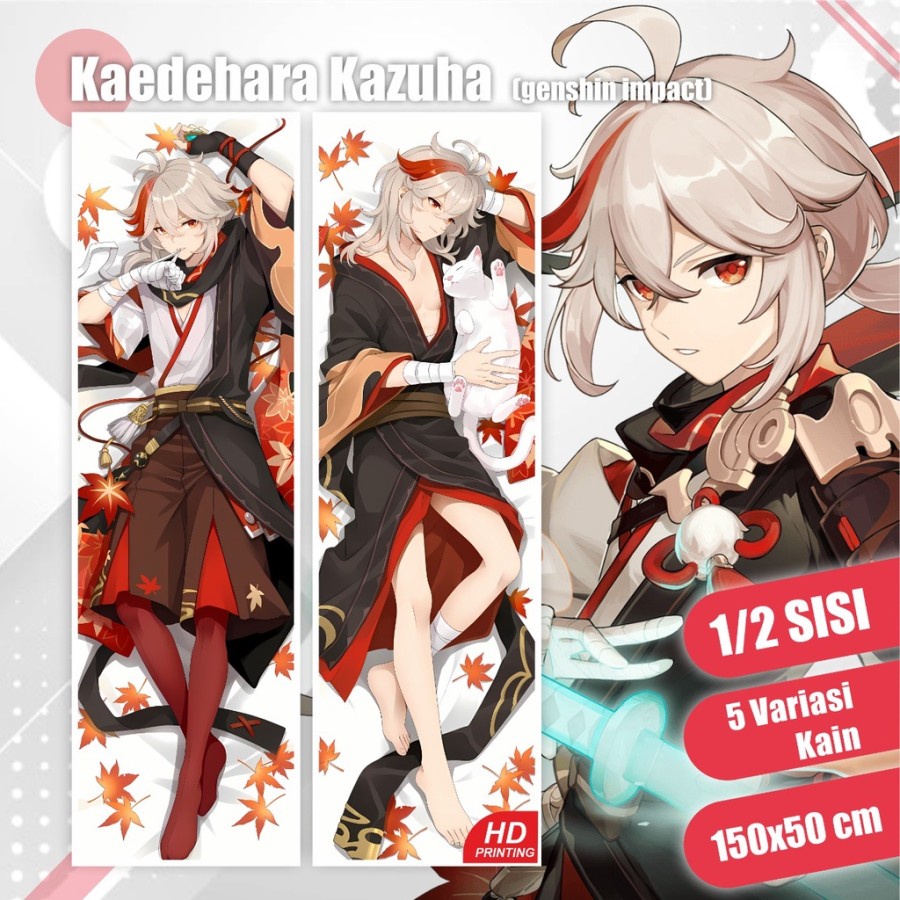 Dakimakura Kazuha Genshin Impact 150x50 cm (Cover Only)