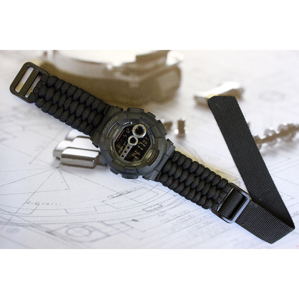 Strap G-Shock Paracord Murah untuk tipe DW-5000, DW-5600, DW-5900, DW-5610, DW-5900, DW-6600, DW-690