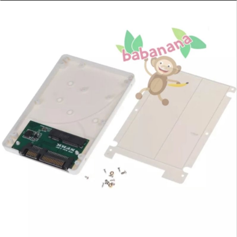 Case 2.5 inch ssd hdd msata to sata m.sata enclosure casing internal