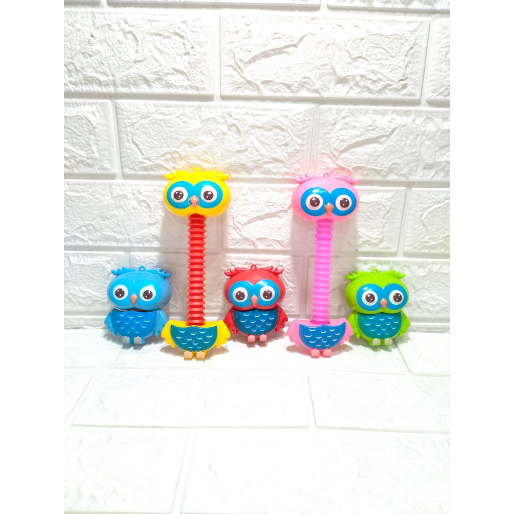 Mainan Pop Light/Pop Led Karakter [  OWL ]