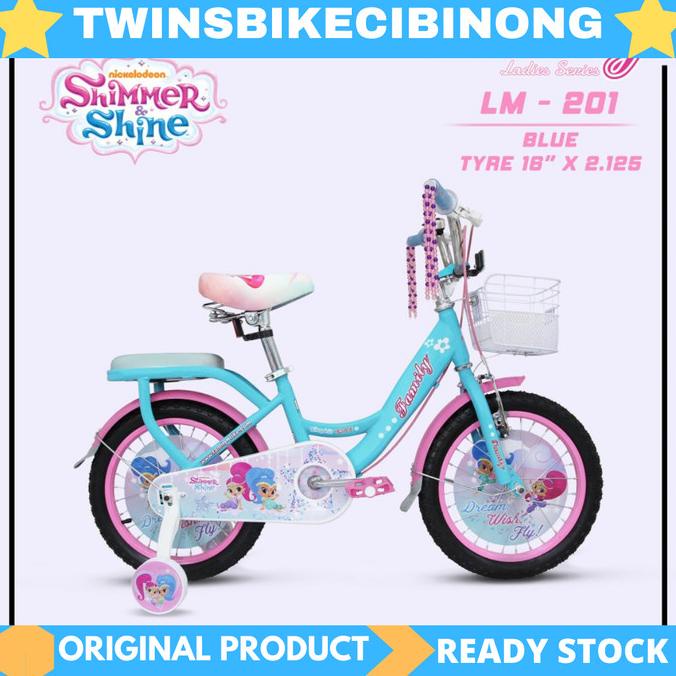 Sepeda Anak 16 Mini Family Shimmer Shine #Original