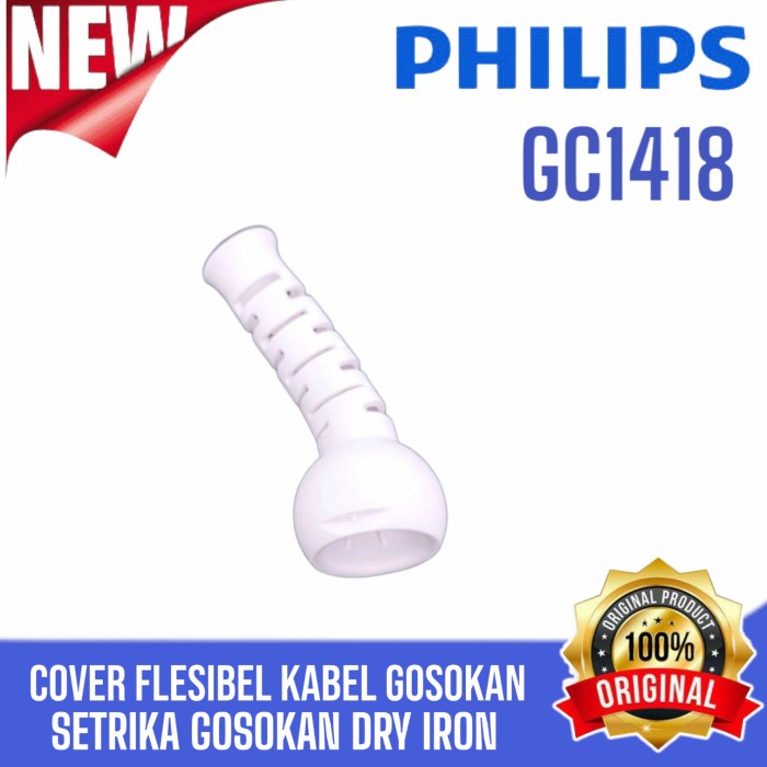 Cover Fleksibel Kabel Philips Setrika Gc1418 1418 Dry Iron Gosokan #Original