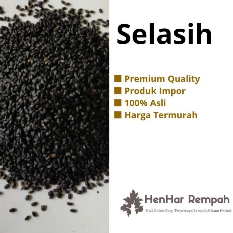 

[BAYAR DITEMPAT] Selasih / basil seed kualitas bagus impor 1 Kg