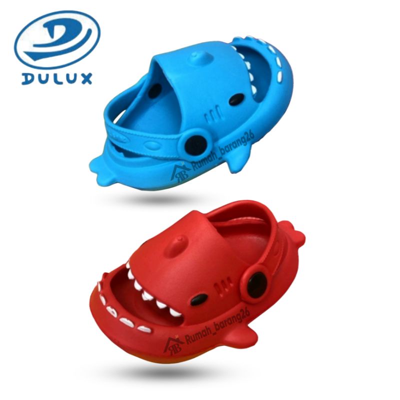 Sandal DULUX 502E Baim Anak laki-laki Bergambar karakter Lucu / Sandal ikan import