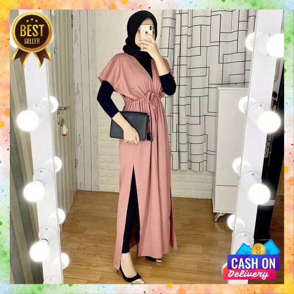 Bju Gmis Import Gamis Remaja Kekinian Korean Style Wanita Casual Wnta Murah Perempuan Syari Sari Sya