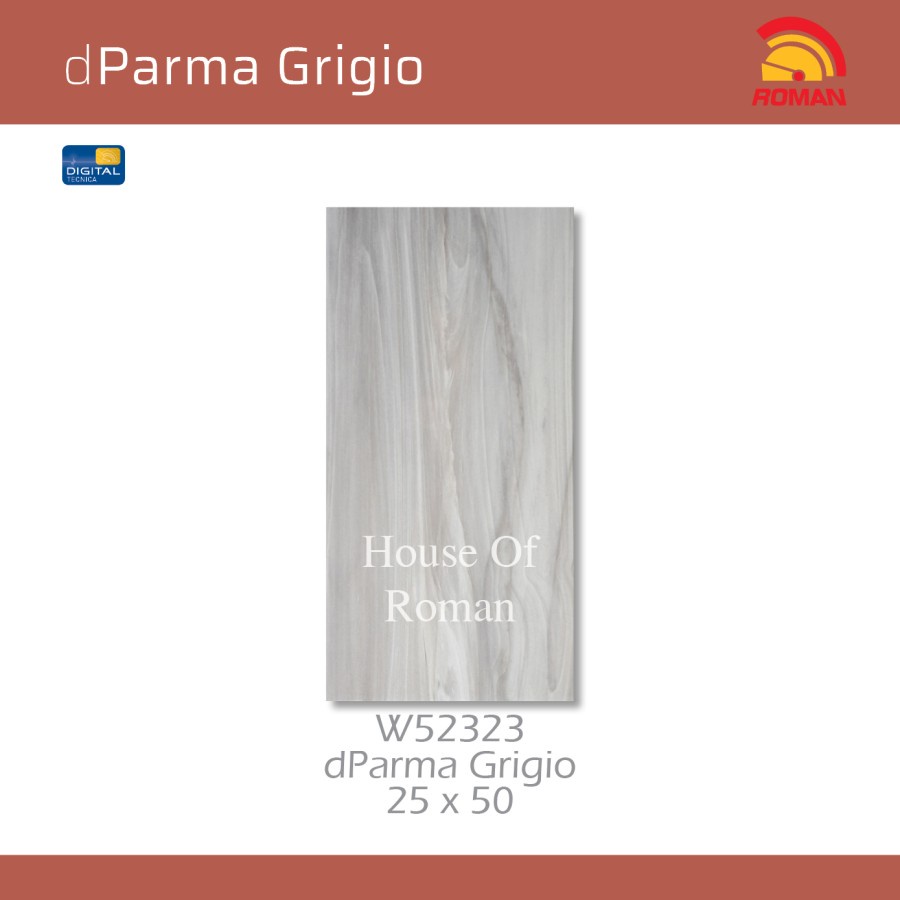 ROMAN KERAMIK DPARMA GRIGIO 25X50 W52323 (ROMAN HOUSE OF ROMAN)