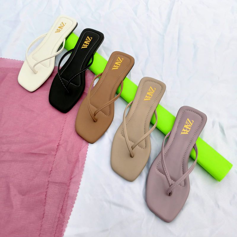 ZARA SANDAL FLAT JEPIT SILANG