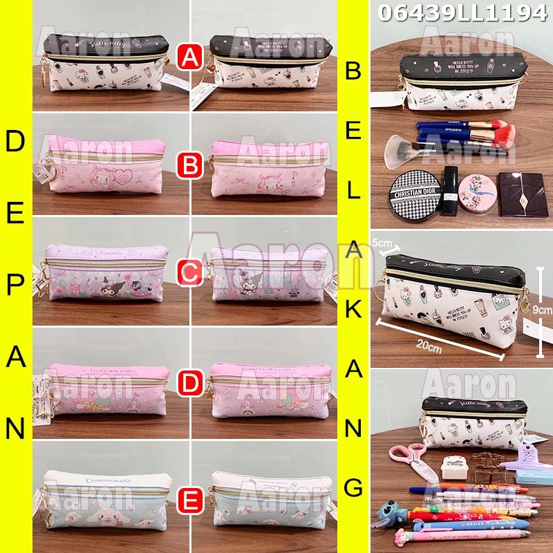 

Pencil Case Tempat Pensil Kitty Melody Twinstar Cinnamoroll Kuromi 06439