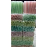 Sedotan Plastik Boba/Sedotan Pop Ice/Sedotan Bubble Murah
