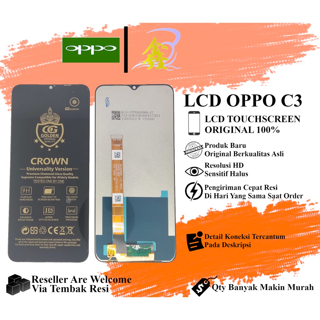 LCD TOUCHSCREEN OPPO A5 2020 -  OPPO A9 2020 - OPPO A31 2020 - A8 - A11 - A11X - realme 5i - realme 