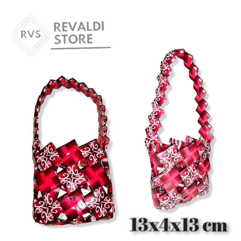 Prakarya / Kerajinan Tangan Tas Jinjing Dari Bungkusan kopi