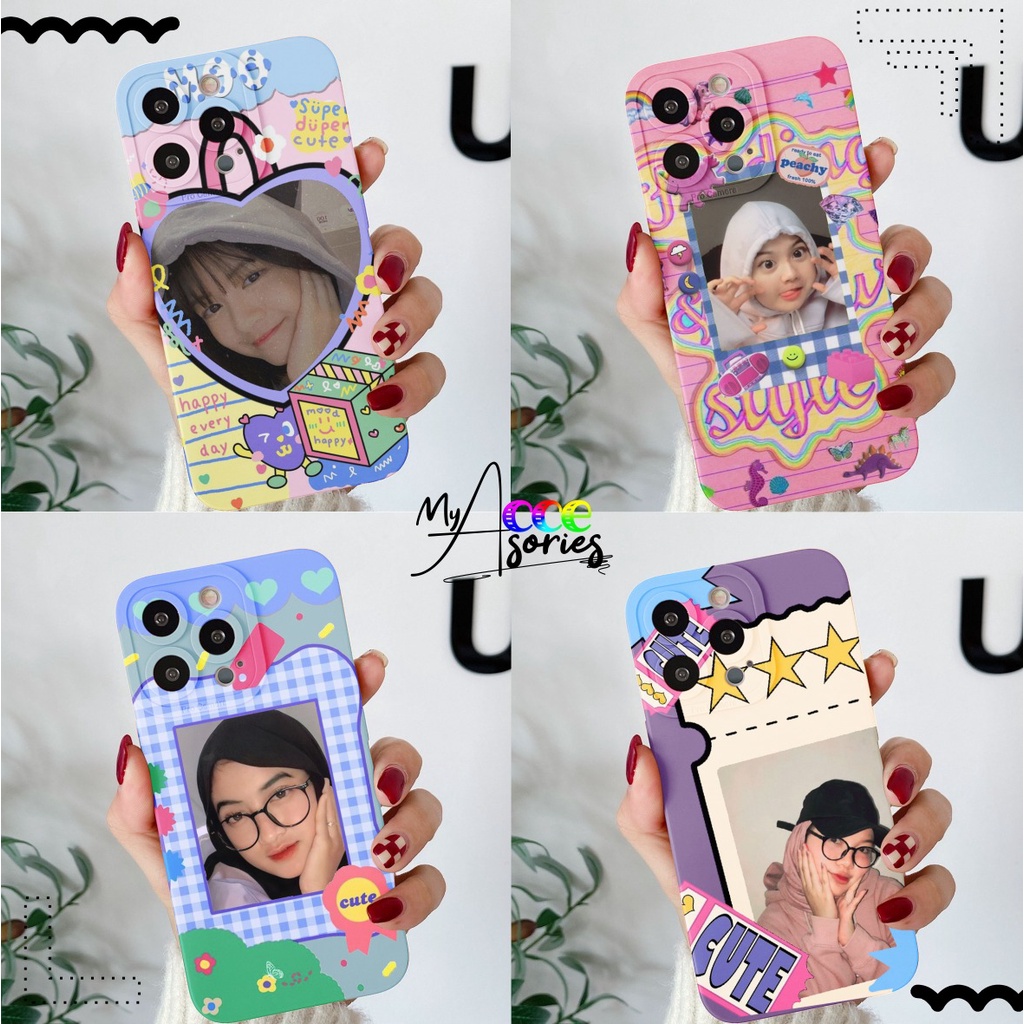 CUSTOM CASE SOFTCASE SILIKON PROCAMERA FRAME CUTE CUSTOM OPPO A3S A15 A15S A16 A1K A5S A7 A12 A11K A