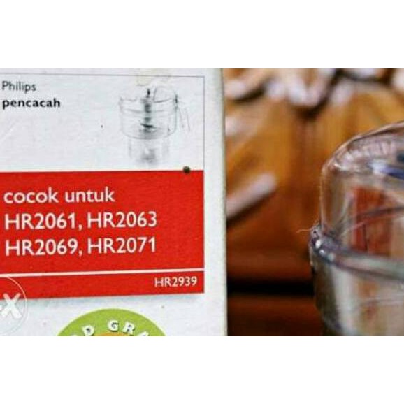 Murah Banget Philips Chopper HR - 2939 hr2939 Pencacah penggiling daging philips