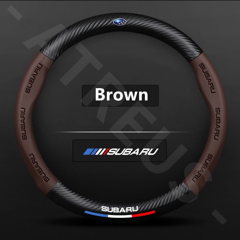 Subaru Sarung Setir Mobil Untuk Forester sk XV Impreza wrx sti Pedalaman Auto Steering Wheel Cover Pelindung Kemudi Interior Mobil Logo Printing 3D