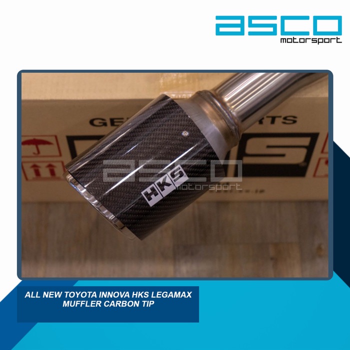 All New Toyota Innova HKS Legamax Muffler CARBON TIP