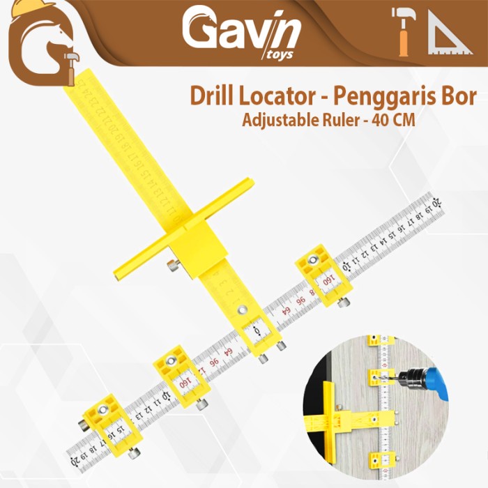 

Matr Penggaris Tukang Bor Locator Speed Square Woodworking Penggaris Siku