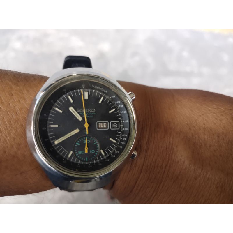 Seiko Helmet Chronograph Automatic Vintage