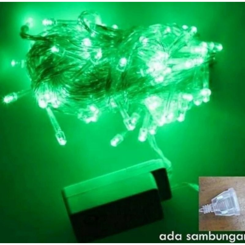 Lampu Hias Natal / Tumblr Decorasi LED 100 Lampu SINGLE COLOR