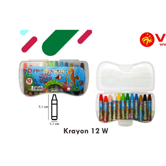

Crayon VIS-1 Set 12 Warna